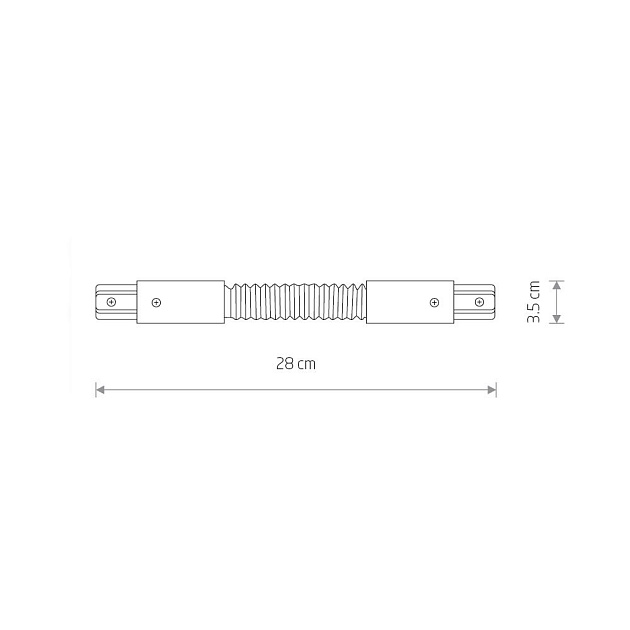 Коннектор гибкий Nowodvorski Profile 8382 изображение 2 Коннектор гибкий Nowodvorski Profile 8382 Фото № 2
