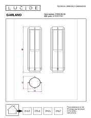 Уличный светильник Lucide Garland 27823/56/30 1