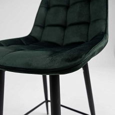 Полубарный стул AksHome Linx темно-зеленый, велюр 86208 3
