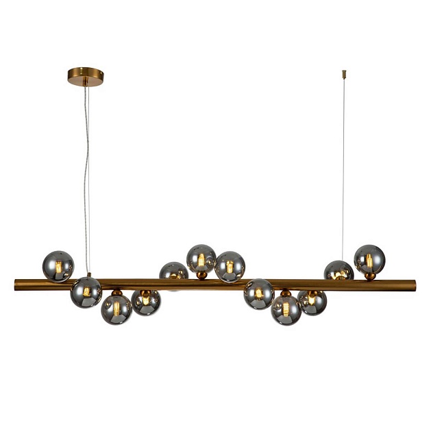 Подвесная люстра Indigo Onda 11006/12P Brass V000117 Фото № 