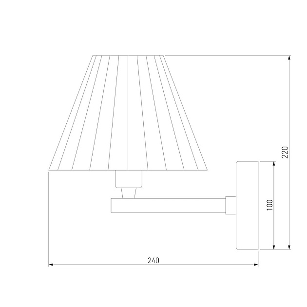 Бра Eurosvet Peony 60136/1 хром/серый изображение 2 Бра Eurosvet Peony 60136/1 хром/серый Фото № 2