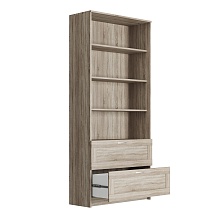 Стеллаж Шведский Стандарт Сириус 78х190 с 2 ящиками 2.02.07.110.3 1