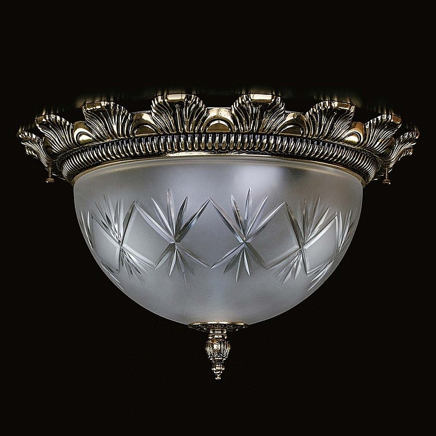 Потолочный светильник Artglass Lea II. Brass Antique изображение Потолочный светильник Artglass Lea II. Brass Antique Фото №