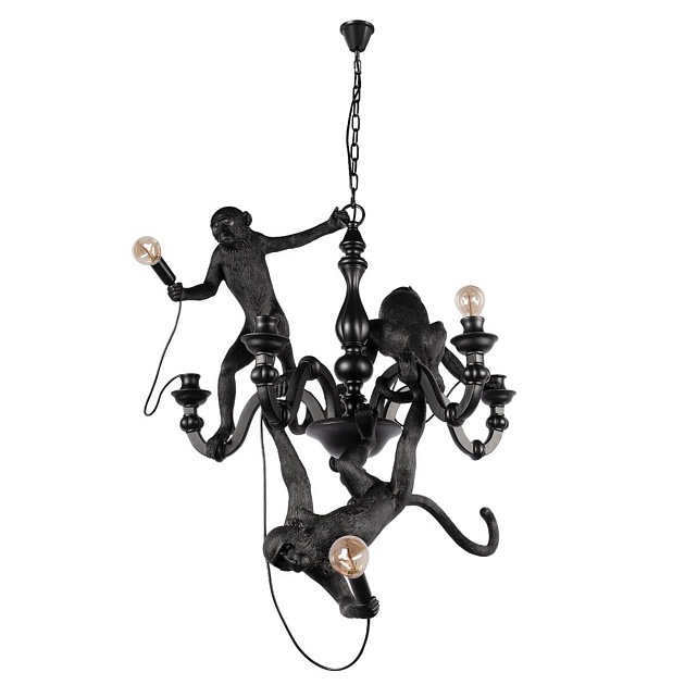 Подвесная люстра Loft IT Monkey 10314 Black изображение Подвесная люстра Loft IT Monkey 10314 Black Фото №