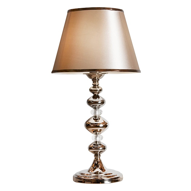 Настольная лампа iLamp Brooklyn T2401-1 Nickel изображение Настольная лампа iLamp Brooklyn T2401-1 Nickel Фото №