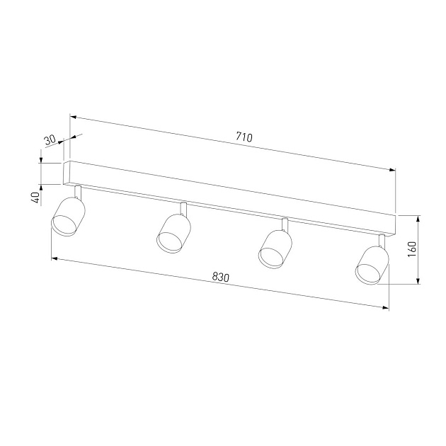 Спот TK Lighting 1024 Top White изображение 3 Спот TK Lighting 1024 Top White Фото № 3