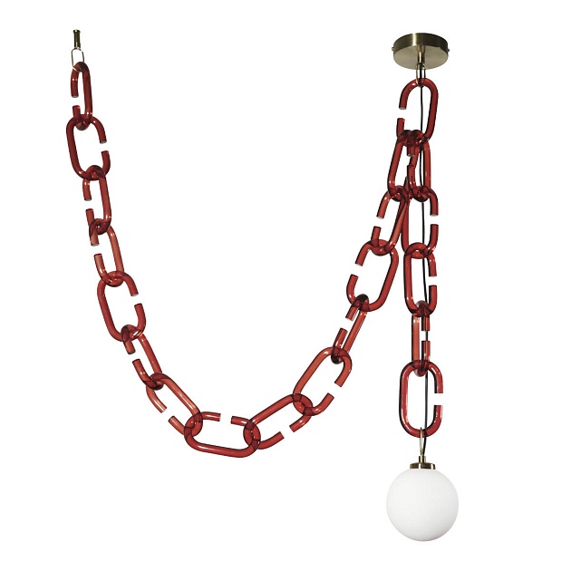 Подвесной светильник Loft IT Chain 10128C Red Фото № 