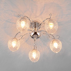 Потолочная люстра Eurosvet 30142/5 хром 2