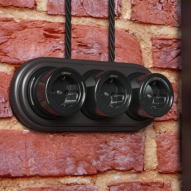 Рамка на 3 поста Werkel венге W0035226 4690389166600 Фото № 2