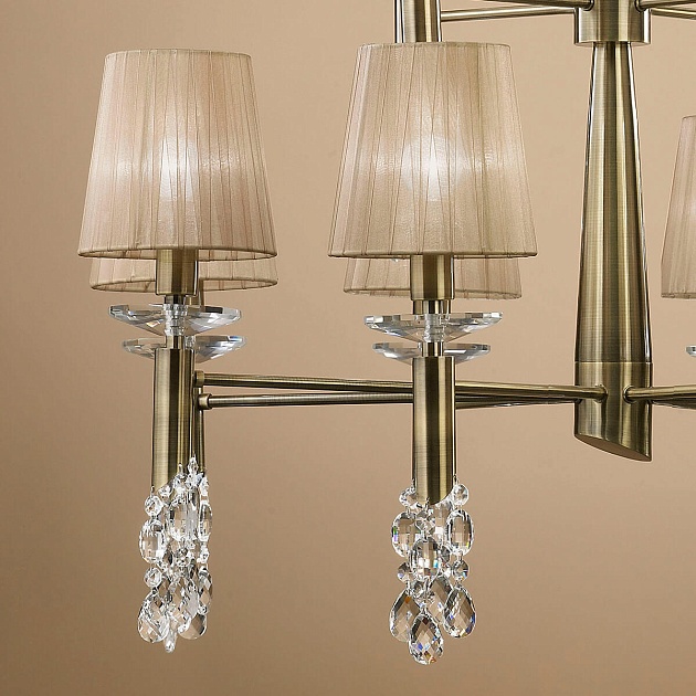 Подвесная люстра Mantra Tiffany Bronze 3870 Фото № 4