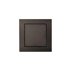 Выключатель одноклавишный Liregus Epsilon антрацит 28-1147