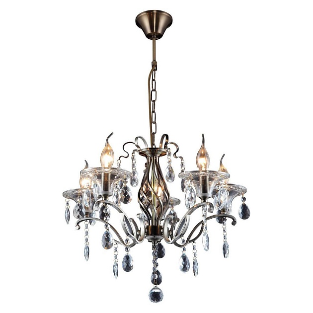 Подвесная люстра Toplight Zoe TL7220D-05AB изображение Подвесная люстра Toplight Zoe TL7220D-05AB Фото №