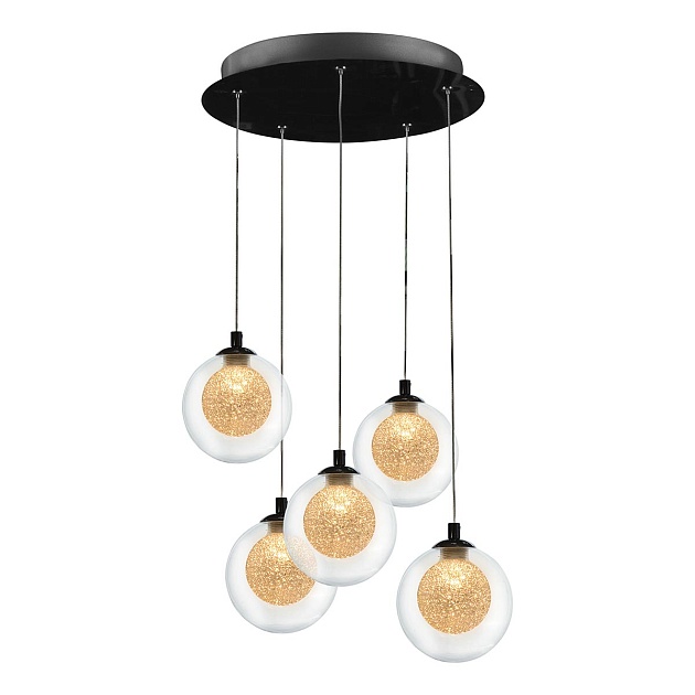Подвесная светодиодная люстра iLedex Oblivion C4457-5R CR Фото № 4