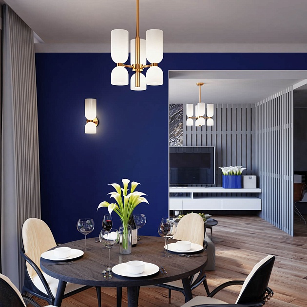 Подвесная люстра Odeon Light Midcent Orinoco 4798/8 изображение 7 Подвесная люстра Odeon Light Midcent Orinoco 4798/8 Фото № 7