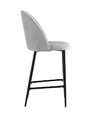Полубарный стул Stool Group Логан велюр светло-серый AV 413-Cs-08(PP) 3