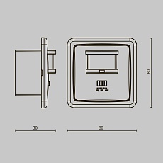 Датчик движения Maytoni Technical SI-02 2