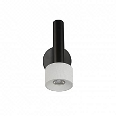 Спот iLedex Delta 2360-1 BK+WH 2