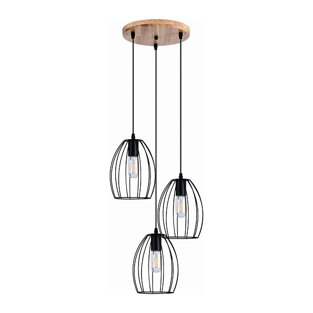 Подвесная люстра Illumico IL1011-3P-05 BK Фото № 