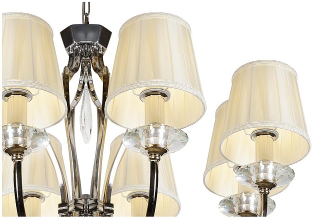 Подвесная люстра iLamp Charm P2508-8 Nic изображение 2 Подвесная люстра iLamp Charm P2508-8 Nic Фото № 2