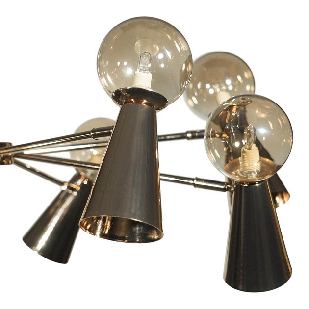 Подвесная люстра Loft IT Halley 10046/8 Gold Фото № 4