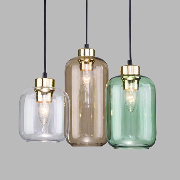 Подвесная люстра TK Lighting 3325 Marco Green изображение 4 Подвесная люстра TK Lighting 3325 Marco Green Фото № 4