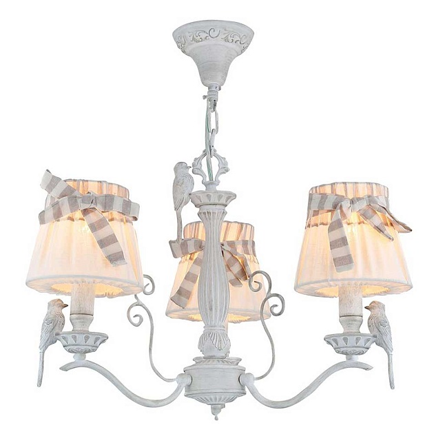 Подвесная люстра Maytoni Bird ARM013-03-W Фото № 