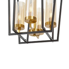 Подвесная люстра Lumina Deco Afres LDP 1246-4 BK+MD 2