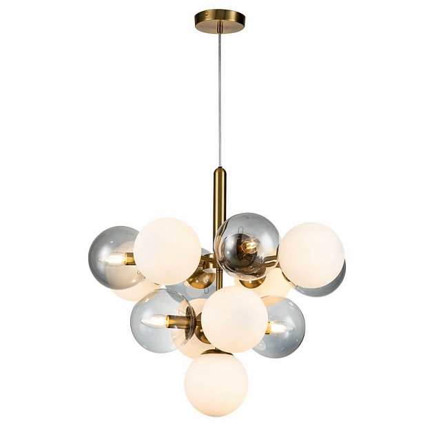 Подвесная люстра Indigo Duetto 11023/13P Bronze V000111 Фото № 