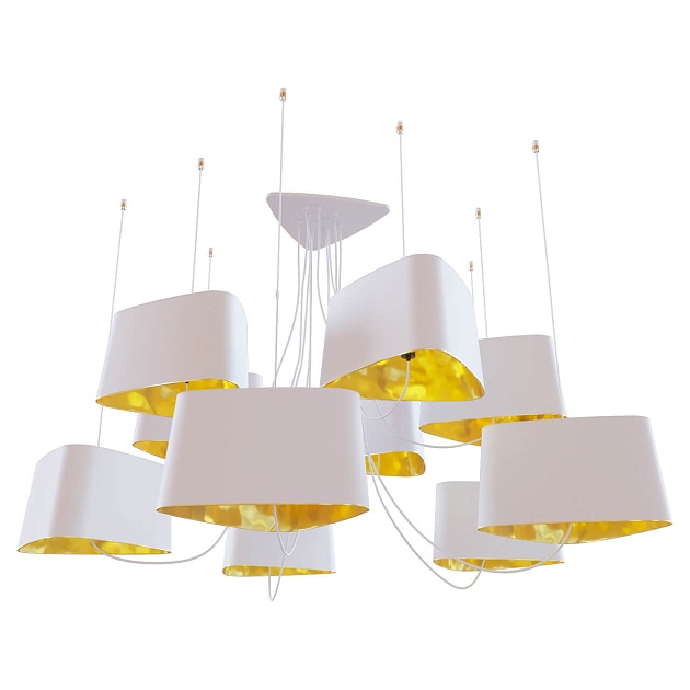 Подвесная люстра Loft IT Nuage Loft1167-10WH изображение Подвесная люстра Loft IT Nuage Loft1167-10WH Фото №