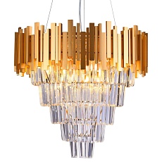 Подвесная люстра Natali Kovaltseva Bellezza 81427/12C Gold 2