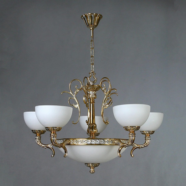 Подвесная люстра Ambiente Toledo 02155/5 WP изображение Подвесная люстра Ambiente Toledo 02155/5 WP Фото №