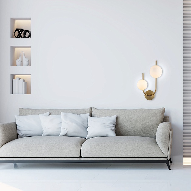 Бра Escada Sphere 642/2A Brass изображение 2 Бра Escada Sphere 642/2A Brass Фото № 2