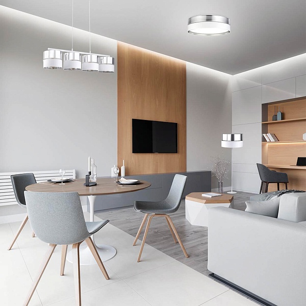 Потолочный светильник TK Lighting 4179 Hilton Silver Фото № 2