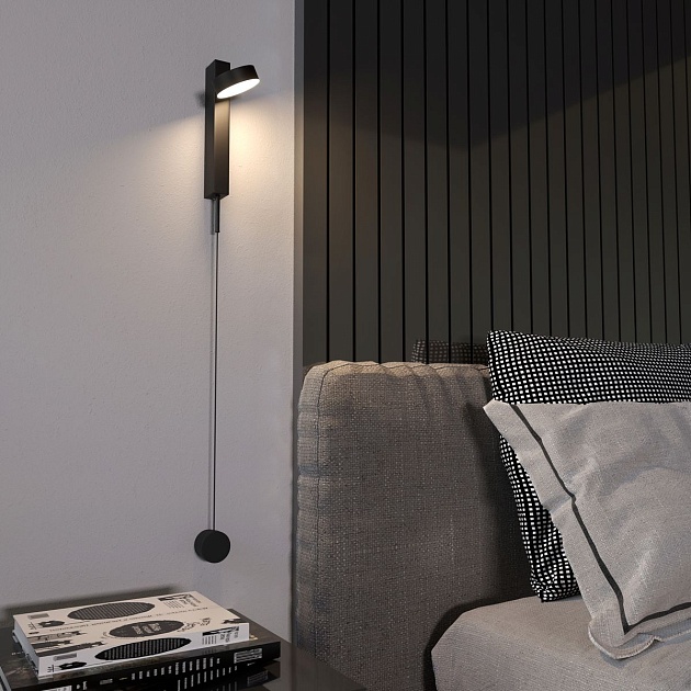 Бра Elektrostandard Orco 40112/LED черный a057590 Фото № 4