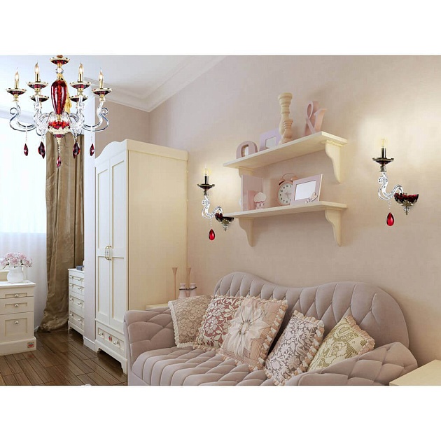 Подвесная люстра Divinare Simona 5125/10 LM-6 Фото № 9