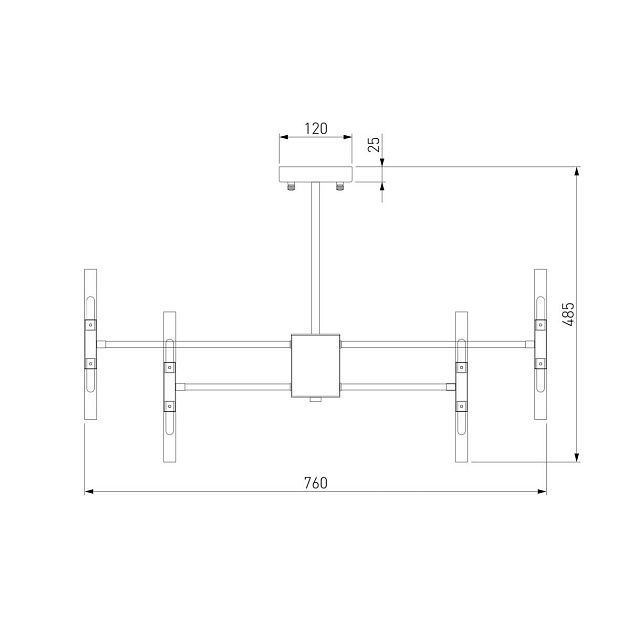 Подвесная люстра Bogates Bastone 351 Smart Фото № 3