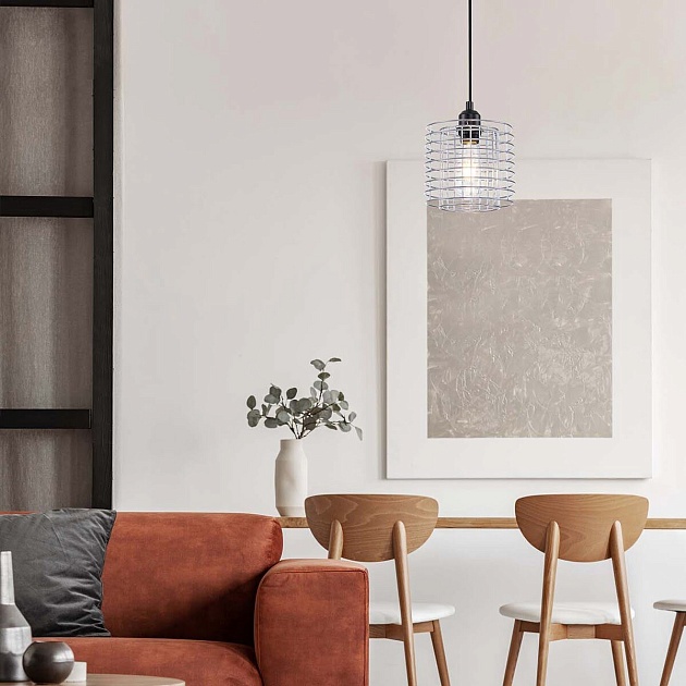 Подвесной светильник Escada Grid 10190/1S Chrome изображение 2 Подвесной светильник Escada Grid 10190/1S Chrome Фото № 2