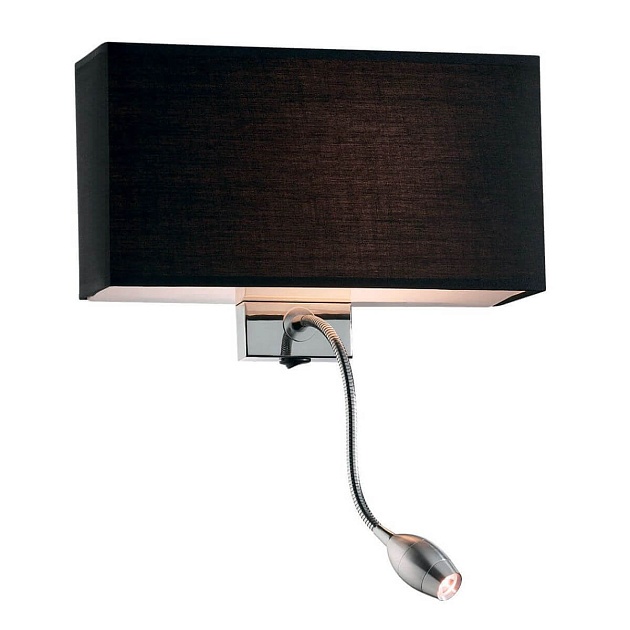 Настенный светильник Ideal Lux Hotel AP2 Nero 035956 изображение Настенный светильник Ideal Lux Hotel AP2 Nero 035956 Фото №