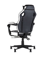 Игровое кресло Stool Group Virage черное с белым BURGENDY YKC 4