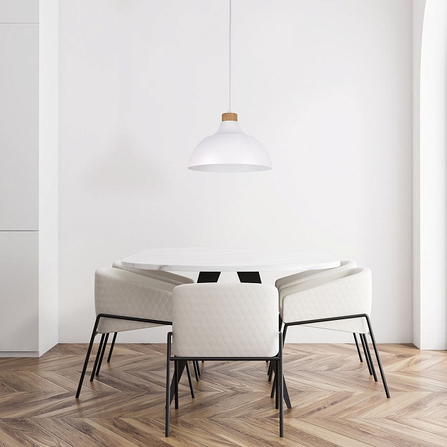 Подвесной светильник TK Lighting 2070 Cap White изображение 4 Подвесной светильник TK Lighting 2070 Cap White Фото № 4
