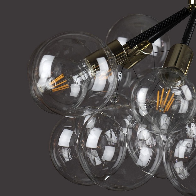 Подвесная люстра Loft IT Bunch 10048/6 Black изображение 2 Подвесная люстра Loft IT Bunch 10048/6 Black Фото № 2