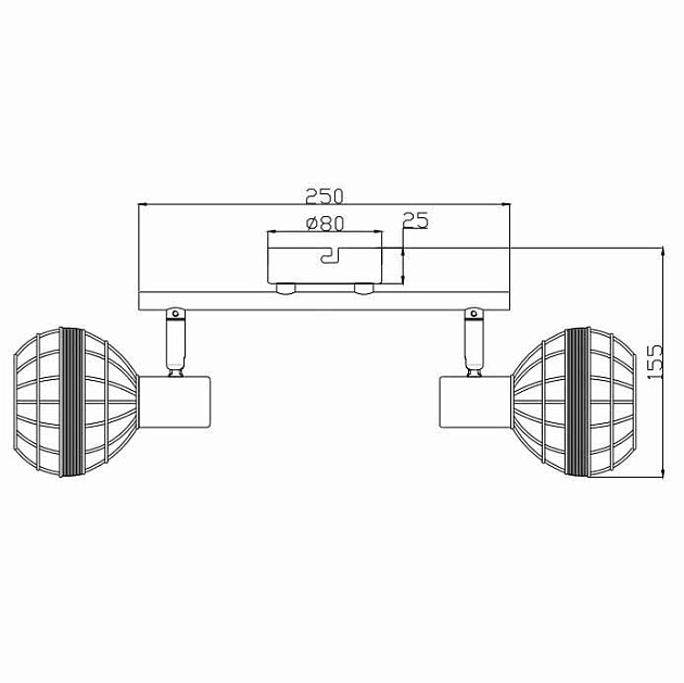 Спот Rivoli Fedora 7033-702 Б0047140 изображение 2 Спот Rivoli Fedora 7033-702 Б0047140 Фото № 2