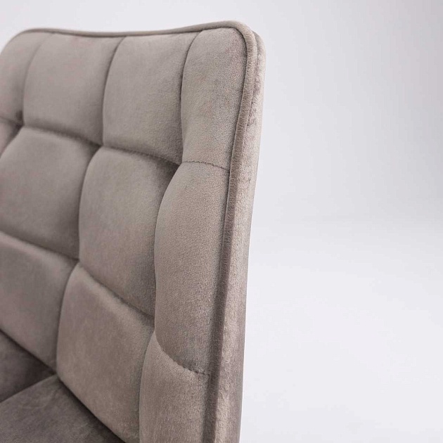 Полубарный стул AksHome Linx бежевый, велюр 86207 Фото № 6