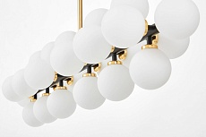 Подвесная люстра Lumina Deco Marsiada LDP 6033-24 BK+GD 1