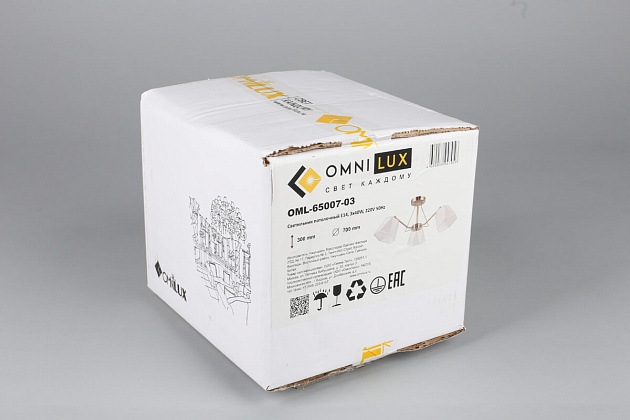 Потолочная люстра Omnilux Rapallo OML-65007-03 изображение 4 Потолочная люстра Omnilux Rapallo OML-65007-03 Фото № 4