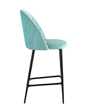 Полубарный стул Stool Group Логан велюр пыльно-голубой AV 413-H50-08(PP) 3