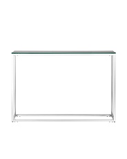 Консоль Stool Group ТАУН 115х30 прозрачное стекло сталь серебро ECST-022 4