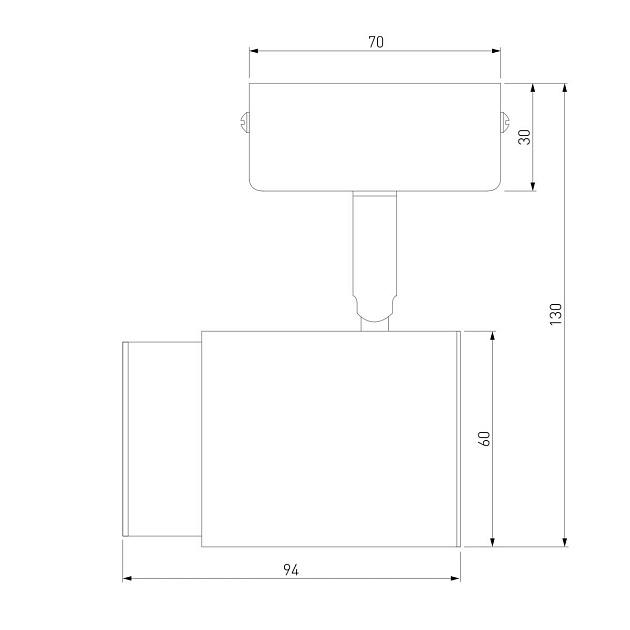 Спот Eurosvet Morgan 20124/1 белый/ хром изображение 2 Спот Eurosvet Morgan 20124/1 белый/ хром Фото № 2