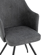 Кухонный стул Stool Group Слинг вращающийся серый шенилл DC-99005 RH309-27 1