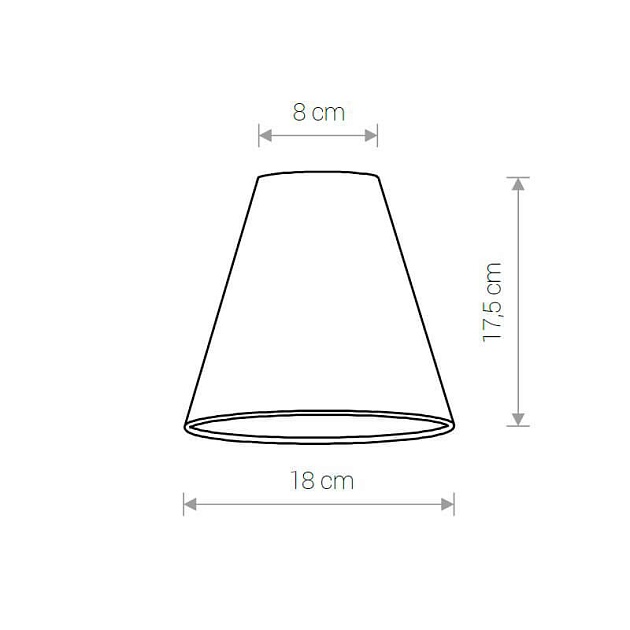 Абажур Nowodvorski Cameleon Cone S 8415 изображение 2 Абажур Nowodvorski Cameleon Cone S 8415 Фото № 2